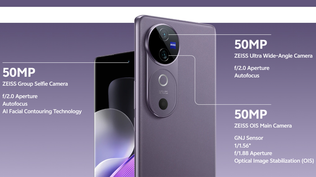 Kamera - Smartphone Vivo V40 12GB/256GB Kamera - Smartphone Vivo V40 12GB/256GB