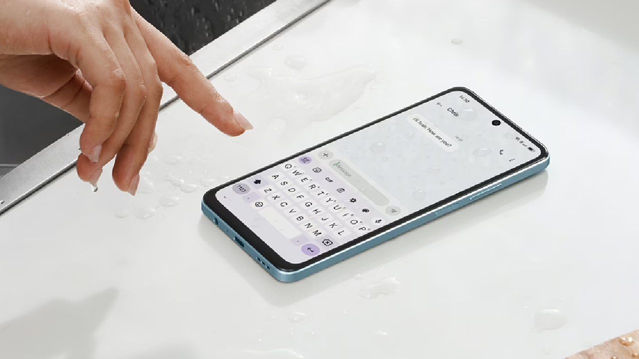 Fitur Splash Touch - Smartphone Oppo A3X 4GB/128GB Fitur Splash Touch - Smartphone Oppo A3X 4GB/128GB