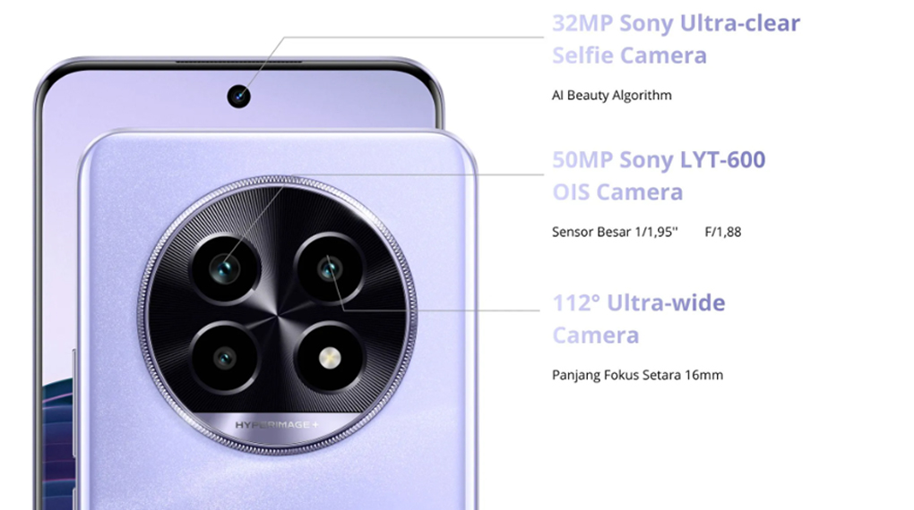 Kamera - Smartphone Realme 13 Pro 12GB/256GB Kamera - Smartphone Realme 13 Pro 12GB/256GB