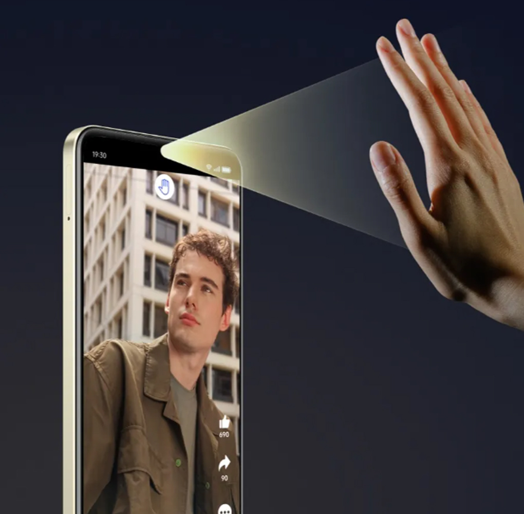 Fitur Air Gesture - Smartphone Realme C61 8GB/128GB DARK GREEN Fitur Air Gesture - Smartphone Realme C61 8GB/128GB DARK GREEN