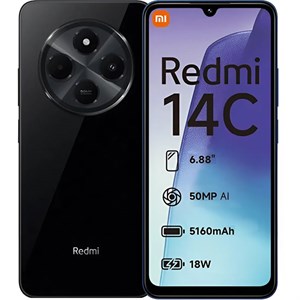 Smartphone Redmi 14C 6GB/128GB MIDNIGHT BLACK