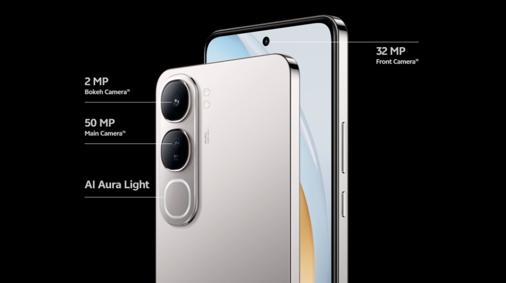 Sistem Kamera - Smartphone Vivo V40 Lite 4G 8GB/128GB SILVER