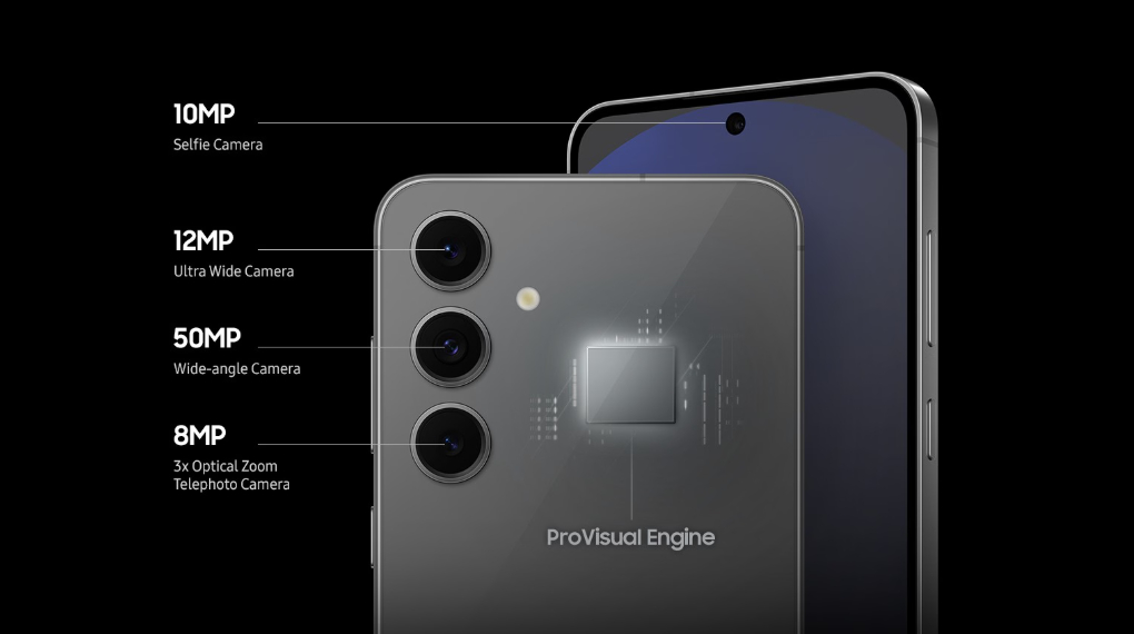 Kamera - Smartphone Samsung Galaxy S24 FE 5G 8GB/128GB BLUE