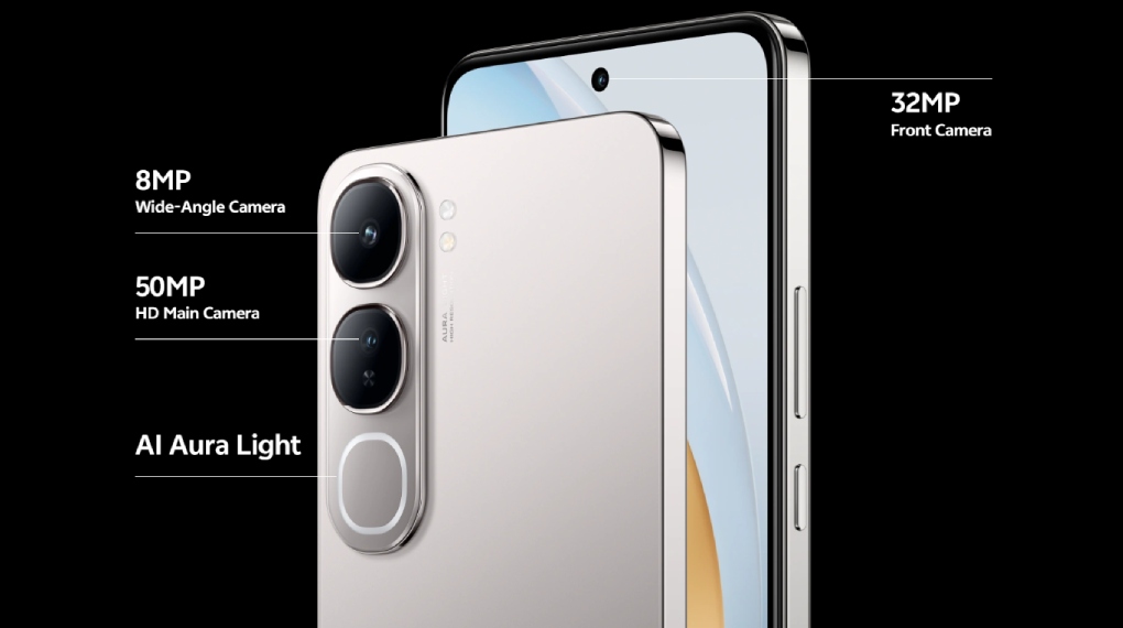 Desain Kamera Lengkap - Smartphone VIVO V40 Lite 5G 12GB/512GB SILVER Desain Kamera Lengkap - Smartphone VIVO V40 Lite 5G 12GB/512GB SILVER