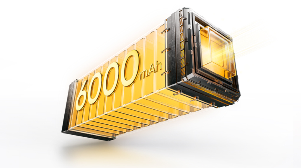 Baterai -   Smartphone Realme C75 8GB/256GB STORM BLACK