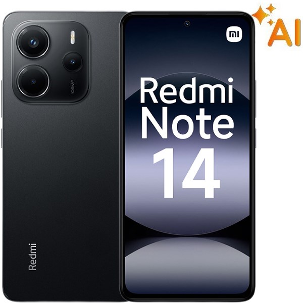 Smartphone Redmi Note 14 8GB/256GB MIDNIGHT BLACK