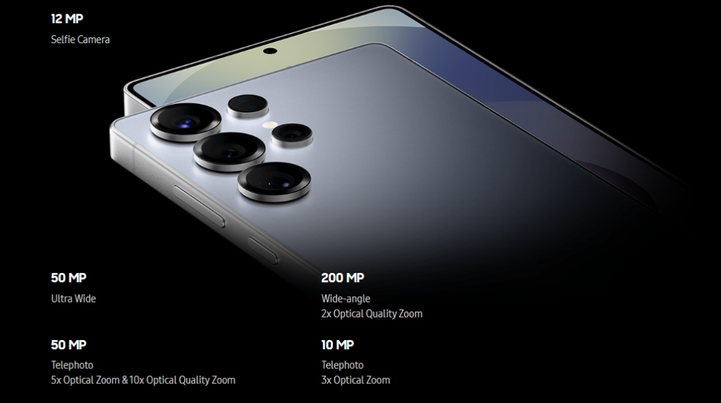 Sistem Kamera dengan Sensor Profesional - Smartphone Samsung Galaxy S25 Ultra 5G 12GB/512GB TITANIUM WHITE SILVER