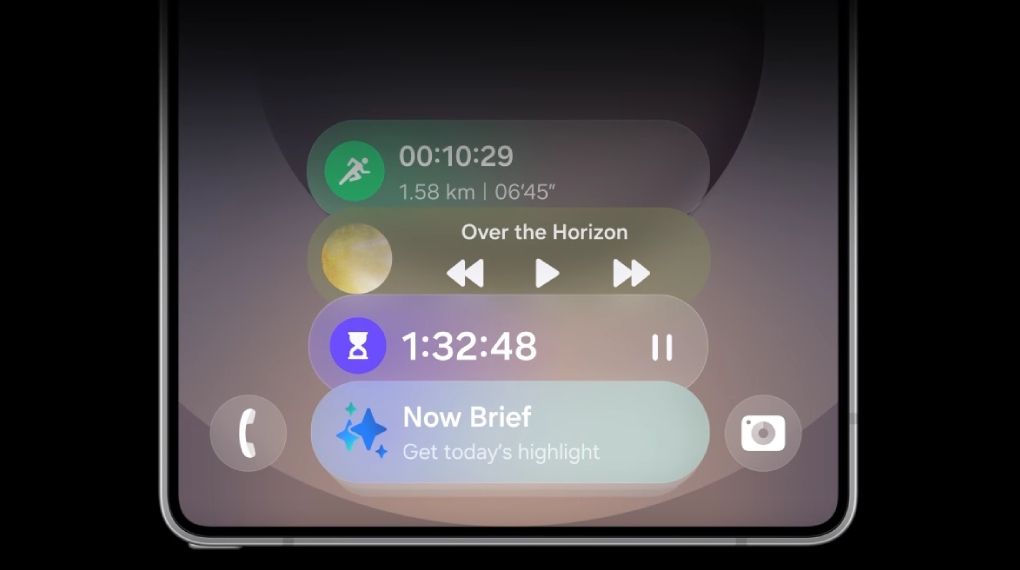 Fitur Now Brief - Smartphone Samsung Galaxy S25 Ultra 5G 12GB/512GB TITANIUM WHITE SILVER