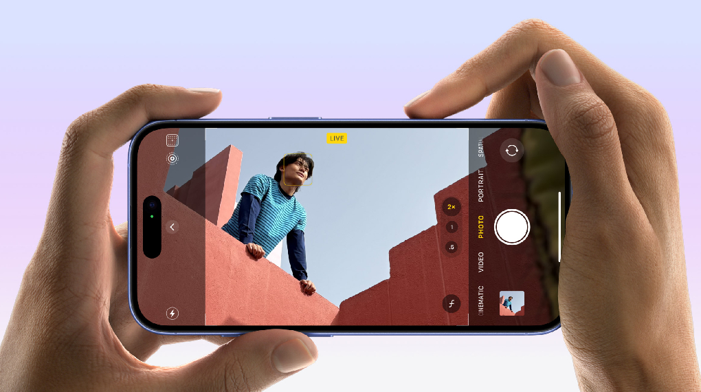 Mode kamera - Smartphone iPhone 16 128GB