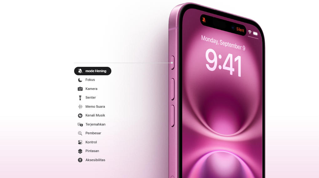 Fitur kamera - Smartphone iPhone 16 Plus 128GB Fitur kamera - Smartphone iPhone 16 Plus 128GB