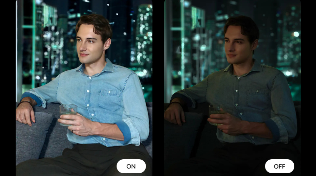 Hasil Foto Dengan AI Aura Light - Smartphone Vivo V60 Lite 5G 12GB/512GB