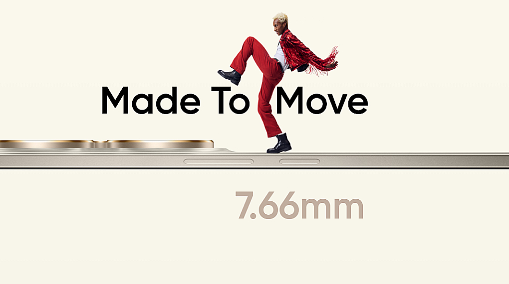 Desain Tipis Dengan 7.66 mm - Smartphone Realme 15 5G 8GB/256GB Desain Tipis Dengan 7.66 mm - Smartphone Realme 15 5G 8GB/256GB