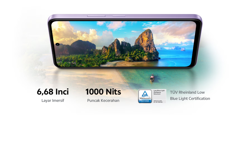 Layar - Smartphone Vivo Y21D 6GB/128GB