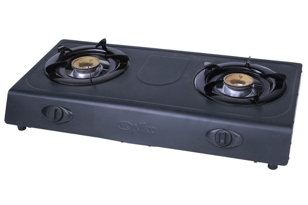 Kompor Gas 2 Tungku Niko NK-555 Black