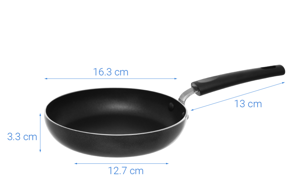 Fry Pan Aluminium Anti Lengket Sunhouse 16 cm CT16