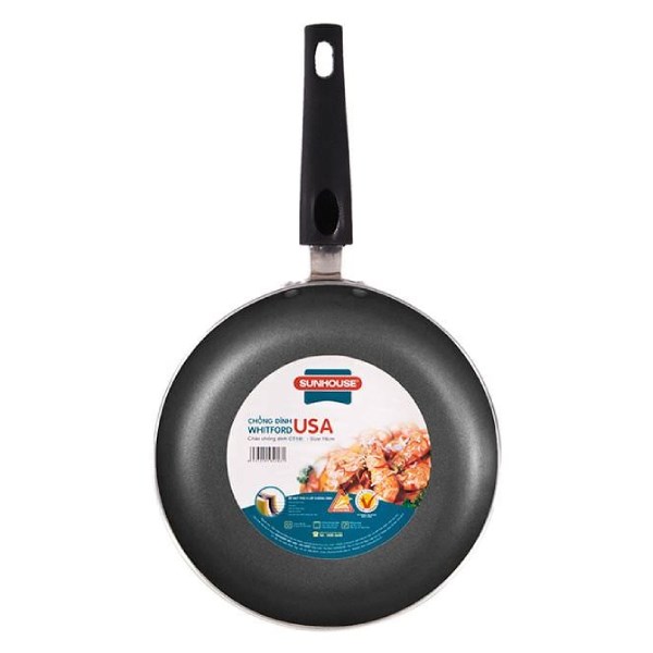 Fry Pan Aluminium Anti Lengket Sunhouse 16 cm CT16