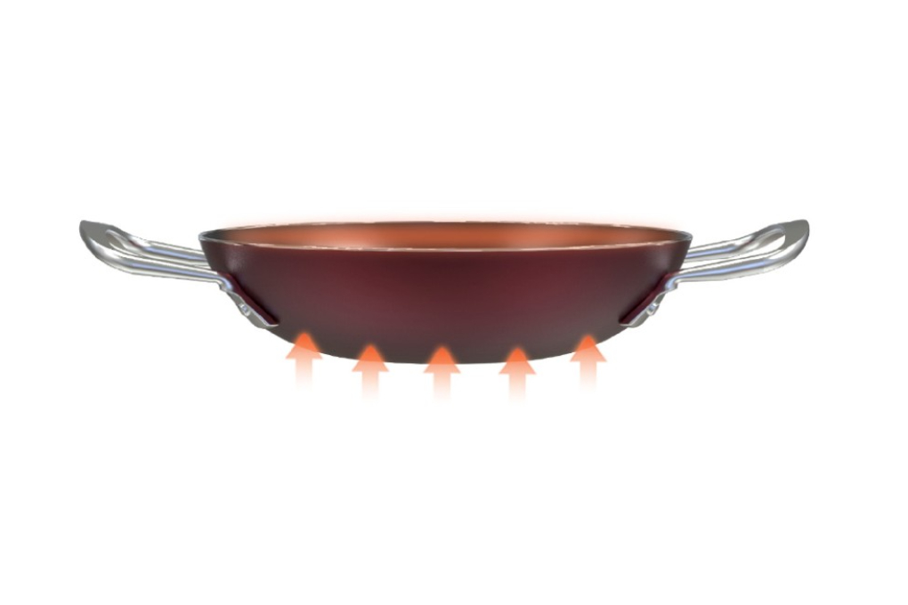 Fry Pan Aluminium Anti Lengket Sunhouse 20 cm SHG1220R