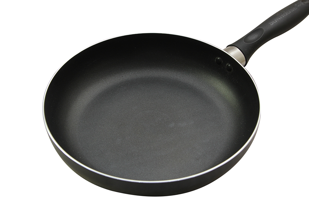 Fry Pan Aluminium Anti Lengket Sunhouse 24 cm CT24