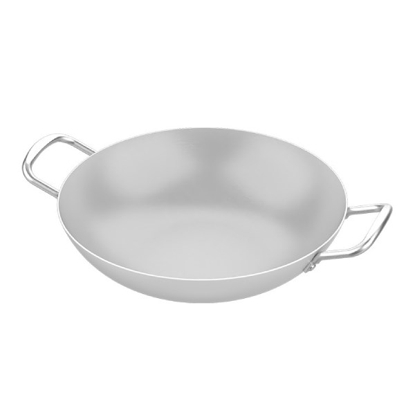 Wok Pan Aluminium Anti Lengket Sunhouse 22 cm SWP22B
