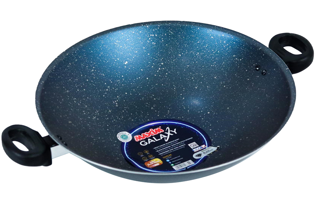 Wok Pan Teflon Anti Lengket Maxim Galaxy 30cm