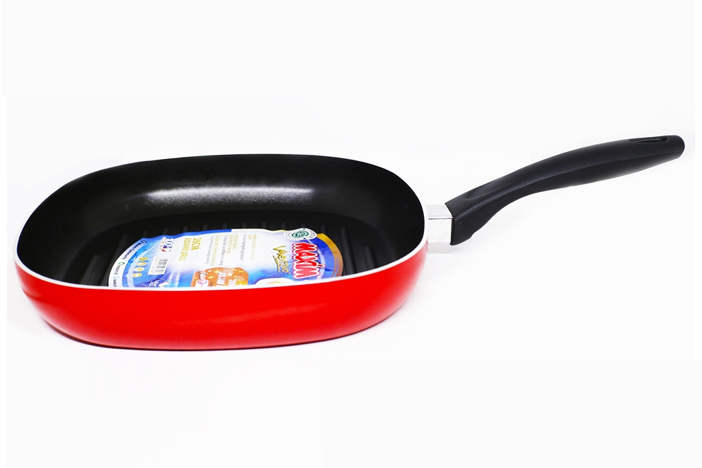 Square Grill Pan Teflon Anti Lengket 26 cm Maxim Valentino