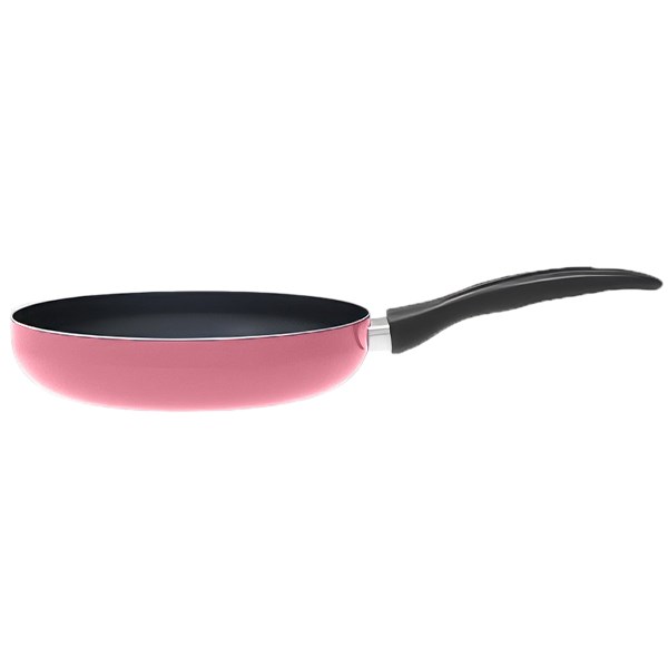 Fry Pan Alumunium Anti Lengket Sunhouse SV18 Pink