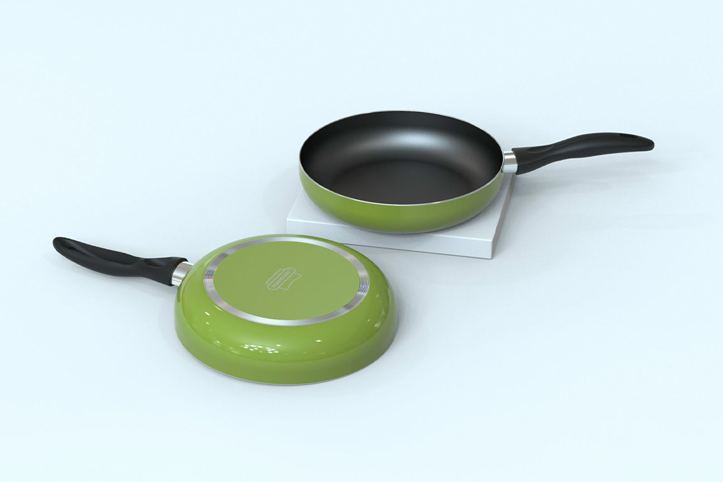 Fry Pan Alumunium Anti Lengket 20 cm Sunhouse SV20 Green
