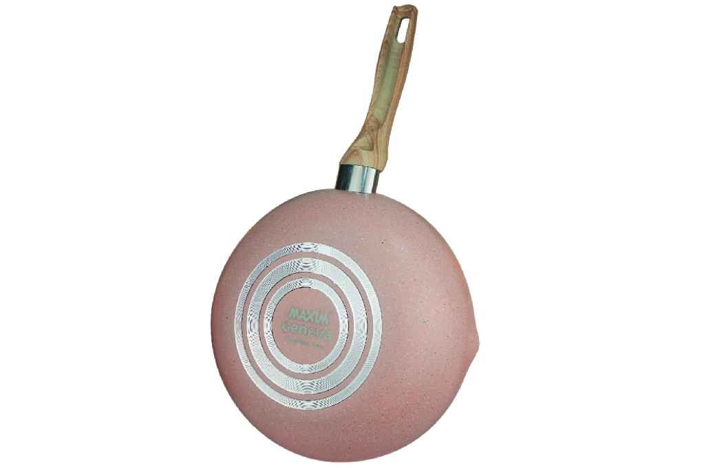 Fry Pan Alumunium Anti Lengket Maxim Geneva 24cm Pink