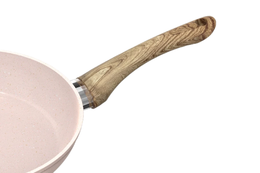 Fry Pan Marble Anti Lengket Sunhouse Fancy FC24 Pink