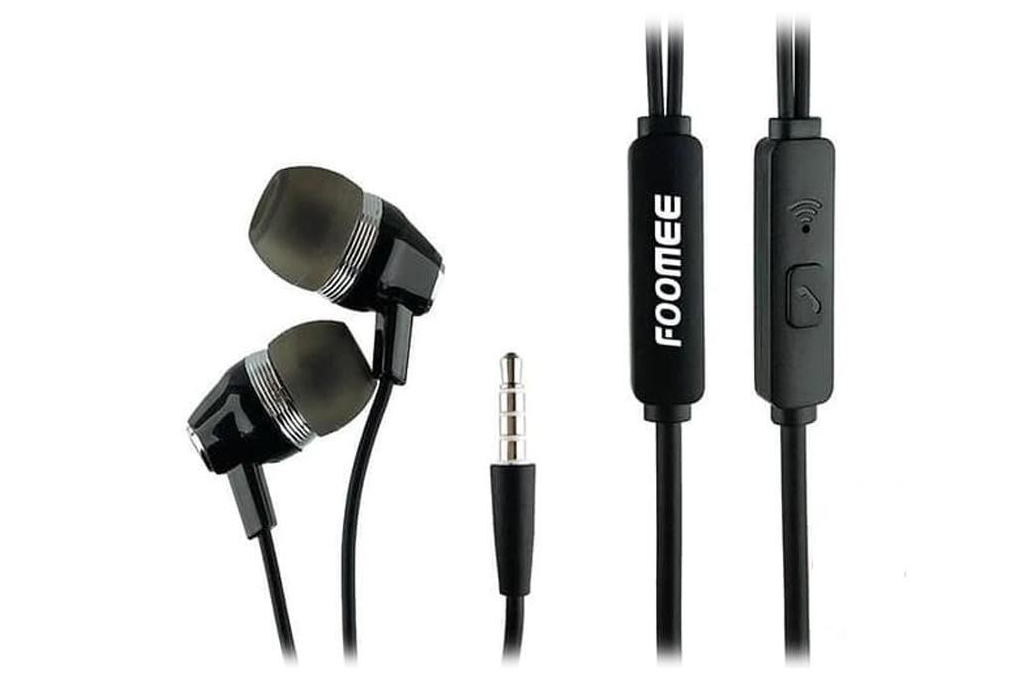 Earphone Berkabel Foomee QA08 BLACK 2