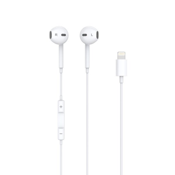 Earphone Berkabel Lightning Olike E12 WHITE