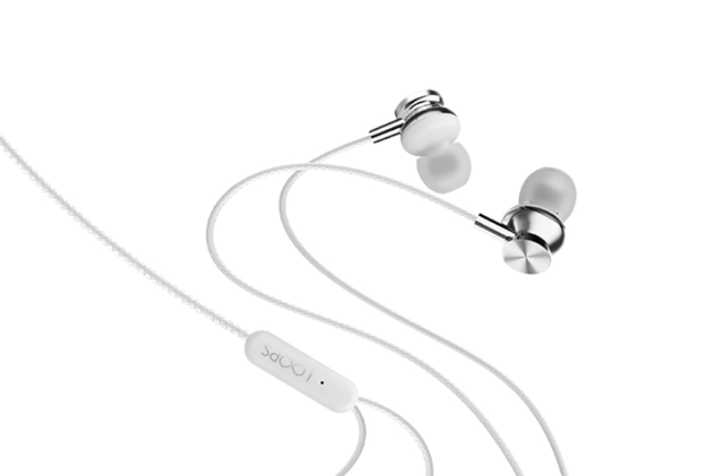 Earphone Berkabel Loops W3 WHITE 2