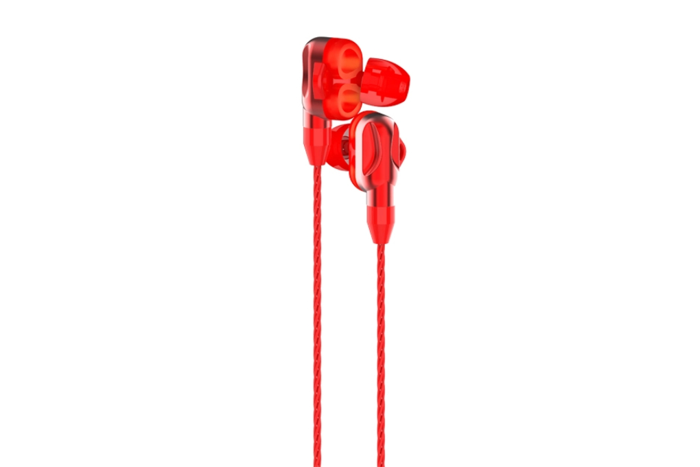 Earphone Berkabel Loops Pro W2 RED