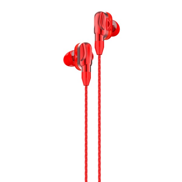 Earphone Berkabel Loops Pro W2 RED