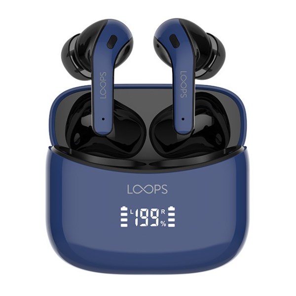 Earphone Bluetooth Loops LED X03 BLUE