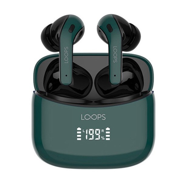 Earphone Bluetooth Loops LED X03 GREEN