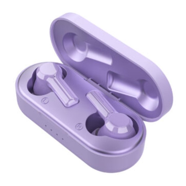 Earphone Bluetooth Olike TWS Sound Pellet T102 PURPLE