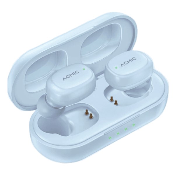 Earphone Bluetooth ACMIC ZENDIO Extra Bass ICE BLUE