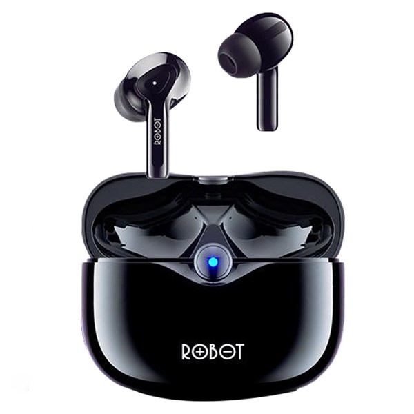 Earphone Bluetooth Robot Airbuds T30 Black