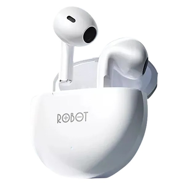 Earphone Bluetooth Robot Flybuds T10 White