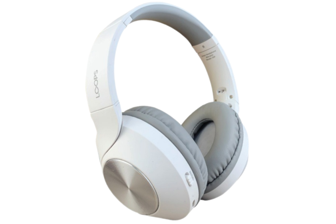 Headphone Bluetooth Loops Macaron X09 White