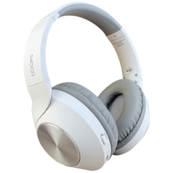 Headphone Bluetooth Loops Macaron X09 White
