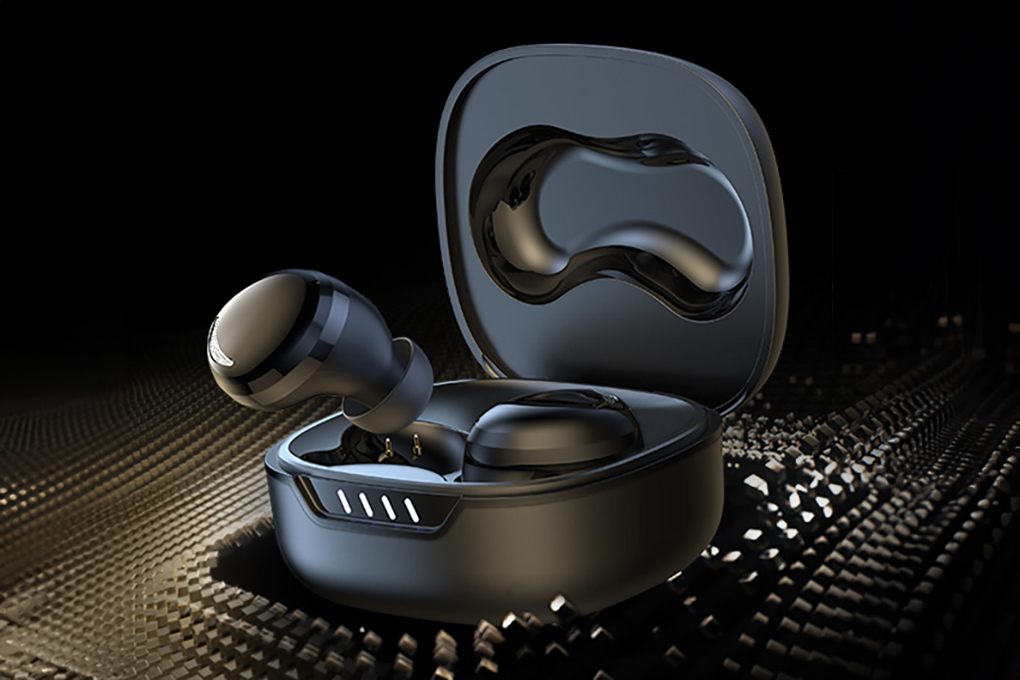 Earphone Bluetooth Vivan TWS Life 100 Black