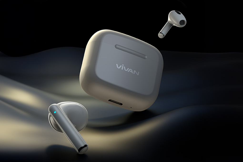 Earphone Bluetooth Vivan TWS Life 110 White