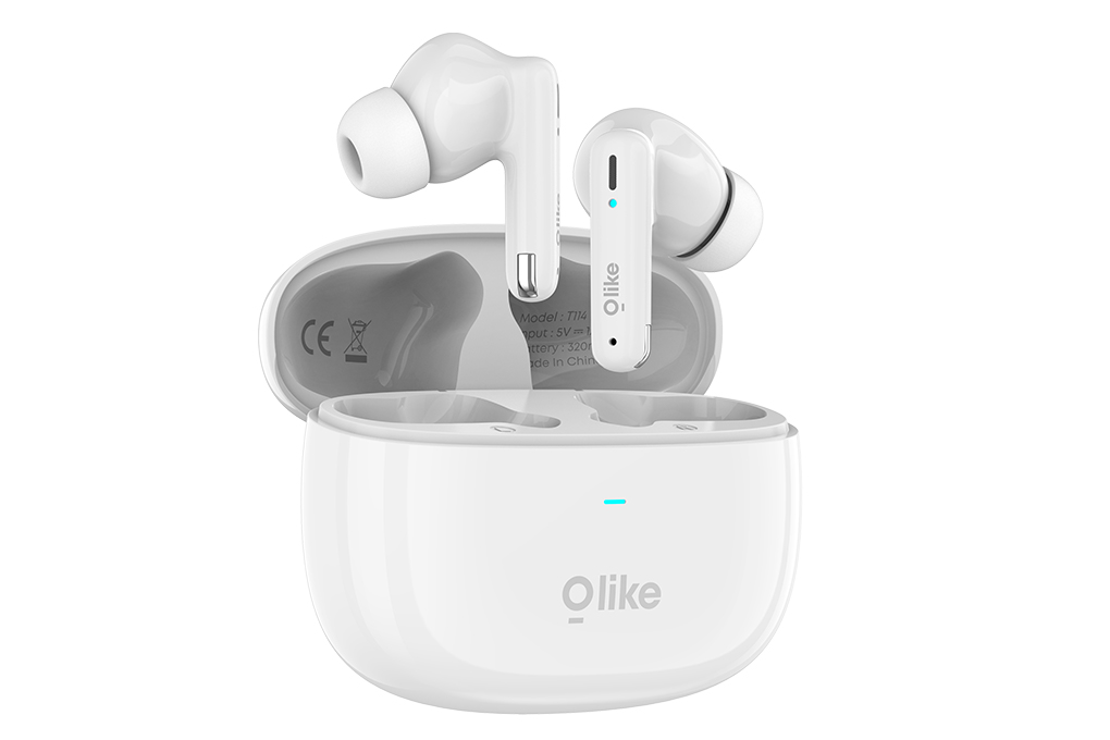 Earphone Bluetooth Olike TWS T114 White