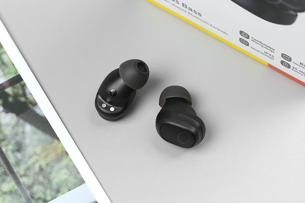 Earphone Bluetooth Baseus TWS Bass BD1 10