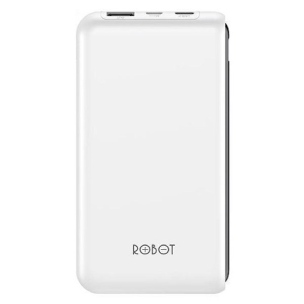 Powerbank 10000 mAh Micro - Type C Robot RT180 WHITE