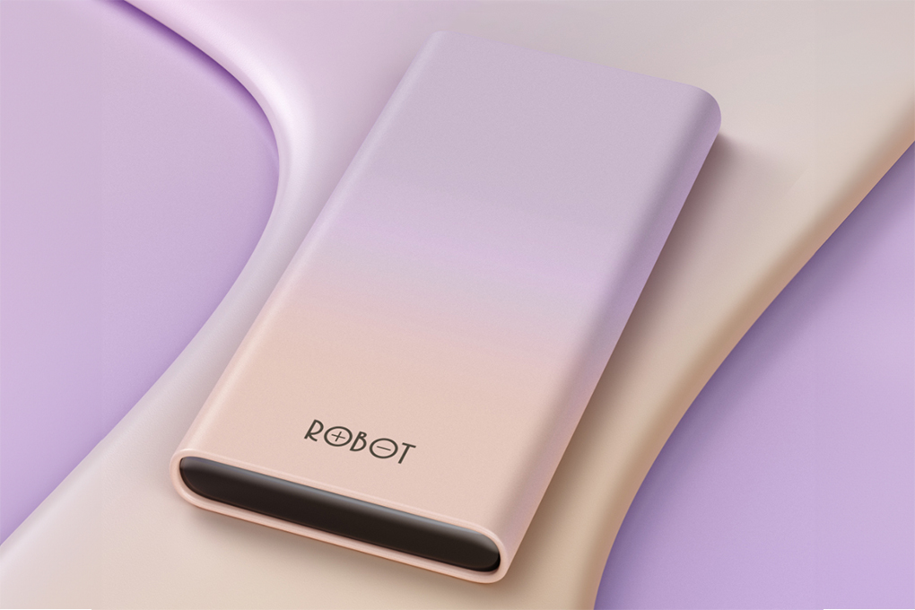 Powerbank 10000 mAh Micro - Type C Robot RT11 Purple