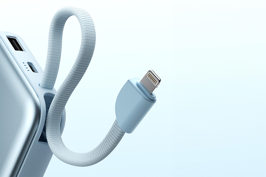 Powerbank 10000 mAh Micro - Type C Vivan Magsafe VPB-W13 Blue