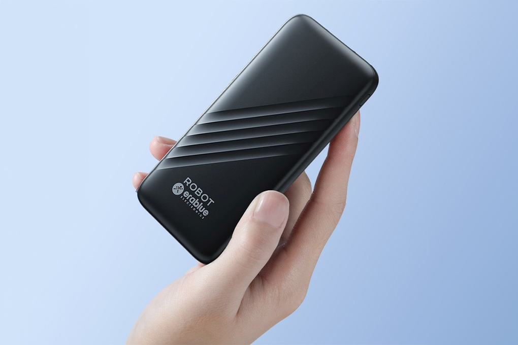 Powerbank 10000 mAh Micro - Type C Robot Erablue RT101 Black